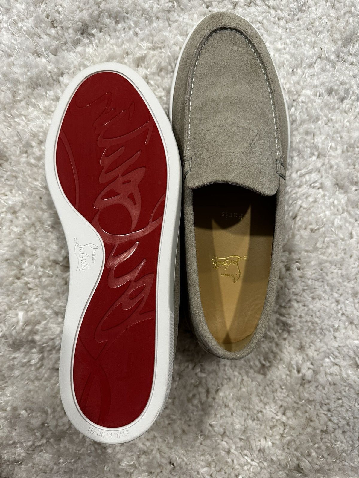 Christian Louboutin Christian Louboutin Suede loafers Size US 12 / EU 45 - 6 Thumbnail