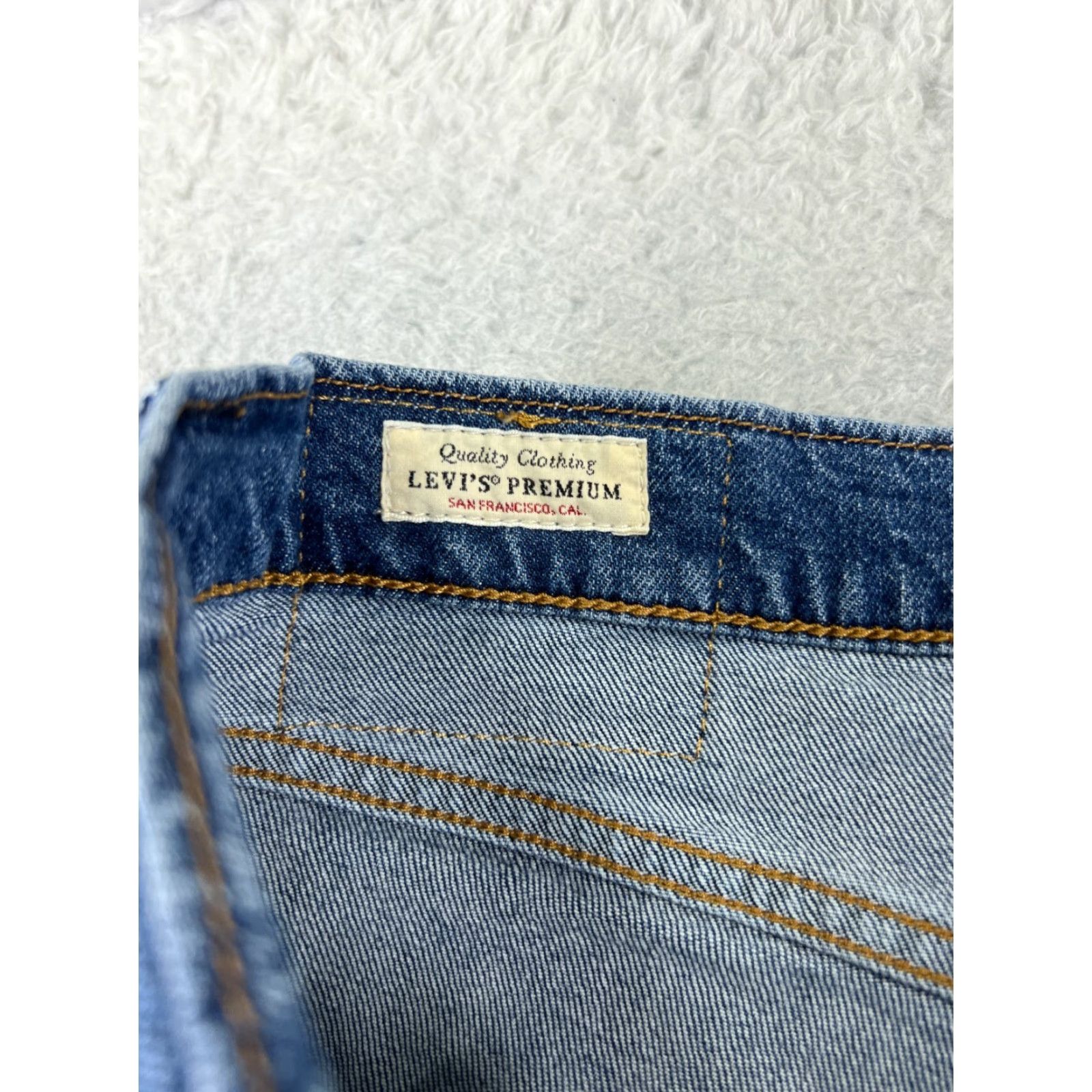 Levi's Levis 511 Jeans Adult 36 Blue Denim Cotton Blend Premium 34x30 Regular Style Straight 5-Pocket Design Mens Cotton Size US 36 / EU 52 - 6 Thumbnail