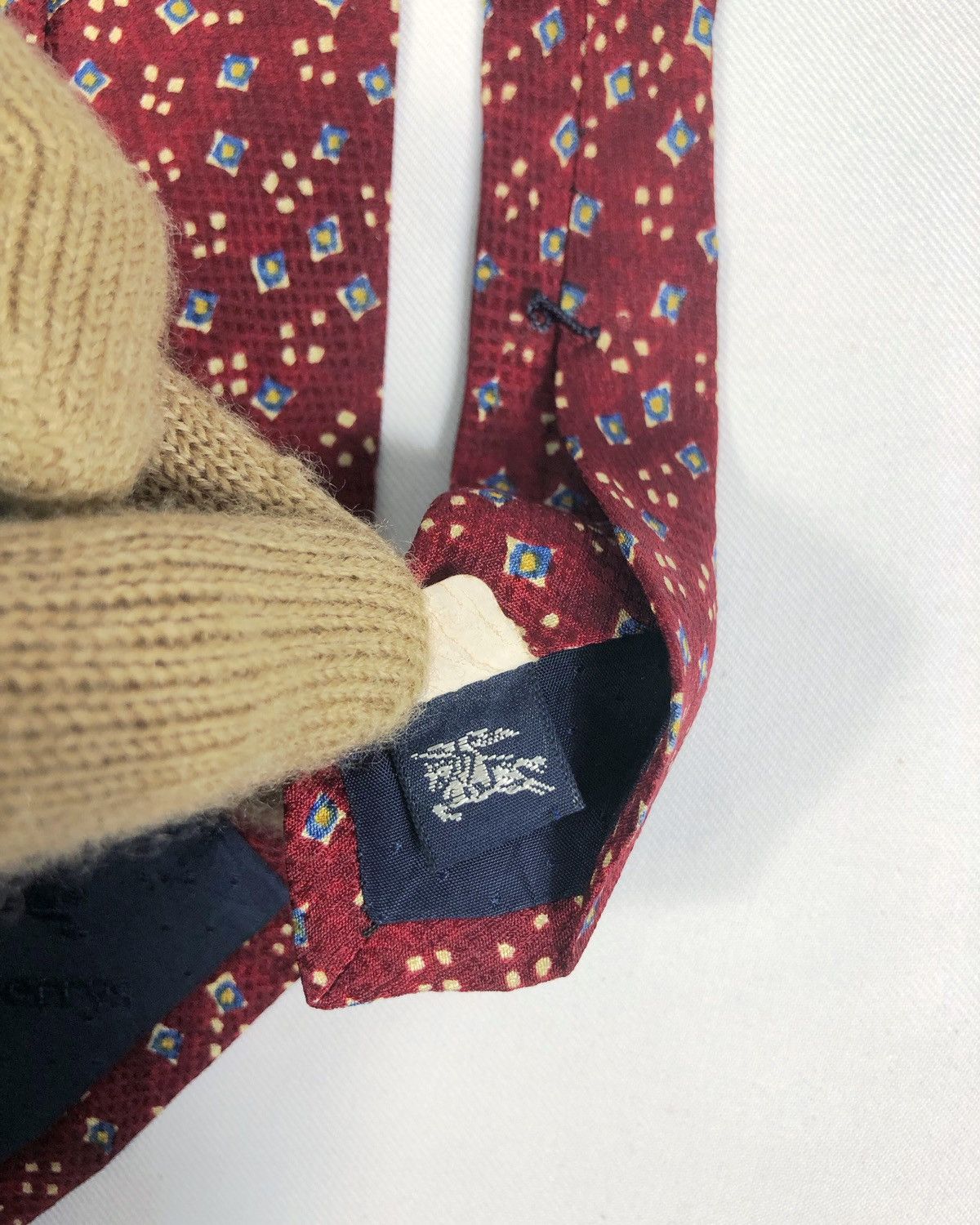 Burberry Prorsum Rare Vintage Burberrys Silk Tie Made in USA Size ONE SIZE - 7 Thumbnail