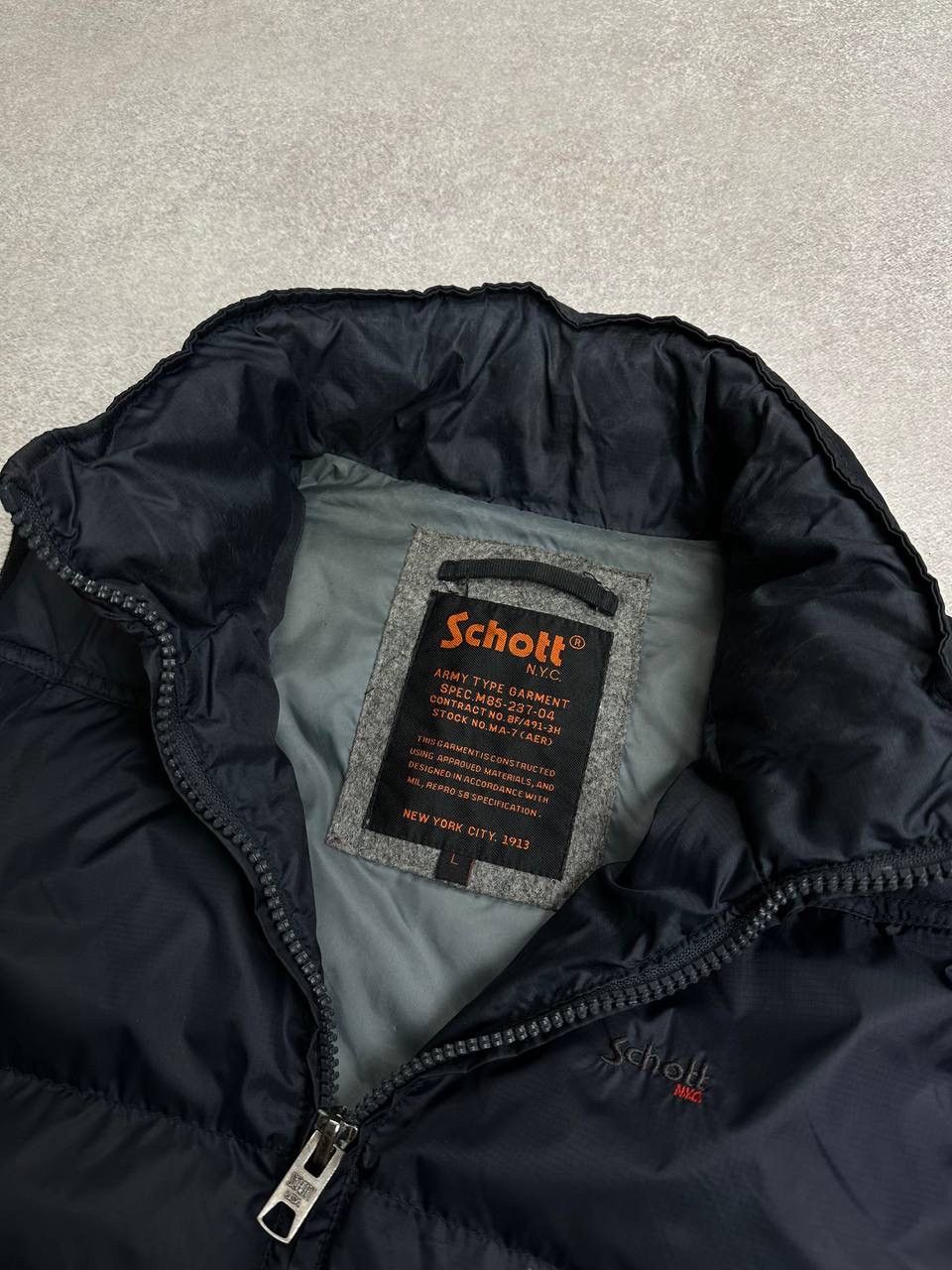 Schott × Supreme Vintage Schott Down Puffer Black Vest L Size US L / EU 52-54 / 3 - 5 Thumbnail