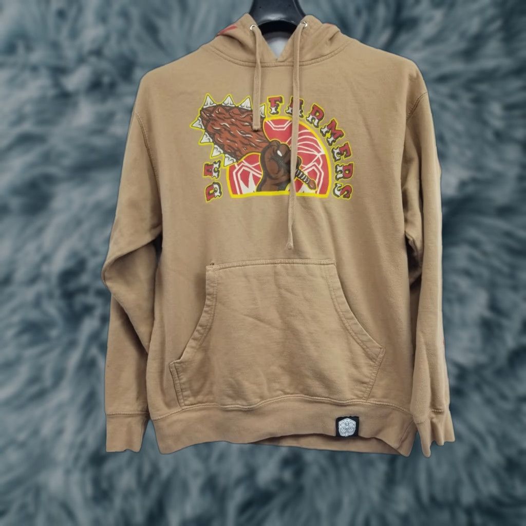 Market Da FARMERS Da farmers Market Hawaii Men Medium Hoodie Hercules 420 Brown Spear Hawaiian M Brown Hoodie Mens Pullover Size US M / EU 48-50 / 2 - 1 Thumbnail
