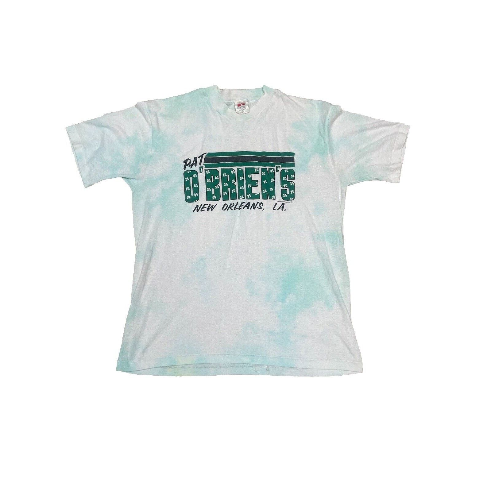 Hanes VINTAGE Pat O Briens XL Tie Dye New Orleans Single Stitch Size US XL / EU 56 / 4 - 1 Thumbnail