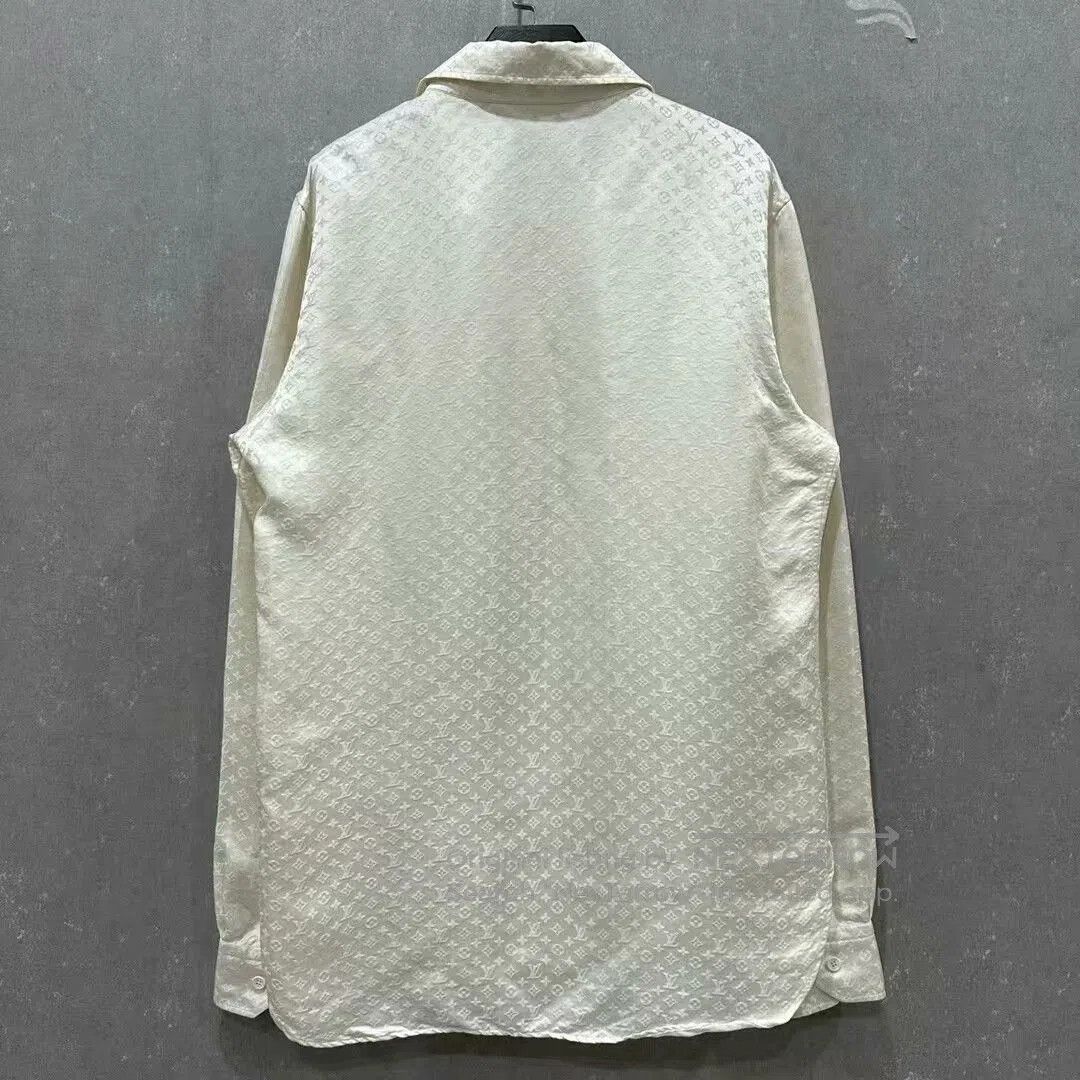 Louis Vuitton louis vuitton monogram silk long sleeve shirt. Size US L / EU 52-54 / 3 - 2 Thumbnail