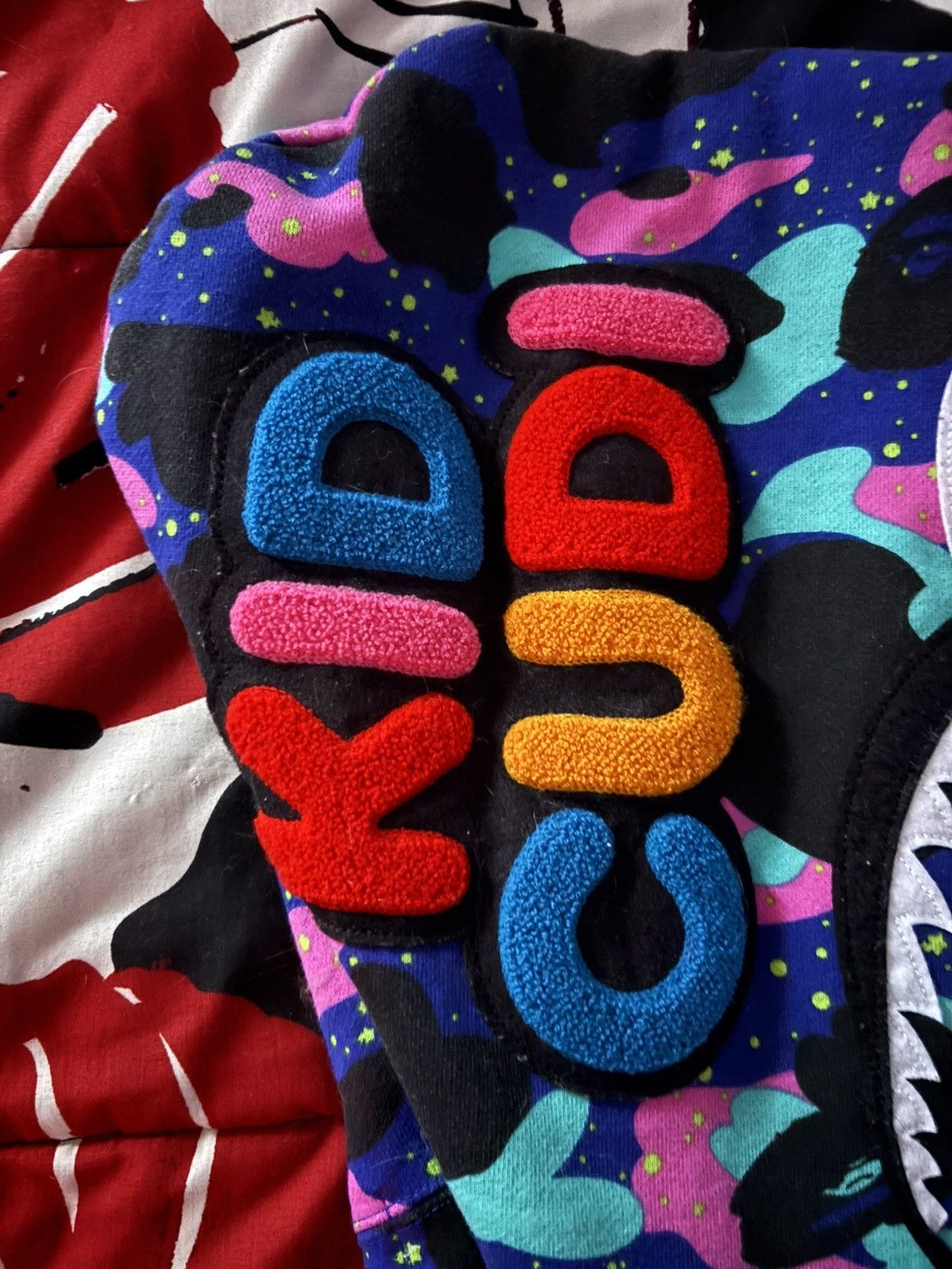 Bape Bape x Kid Cudi Shark Hoodie Size US L / EU 52-54 / 3 - 2 Thumbnail