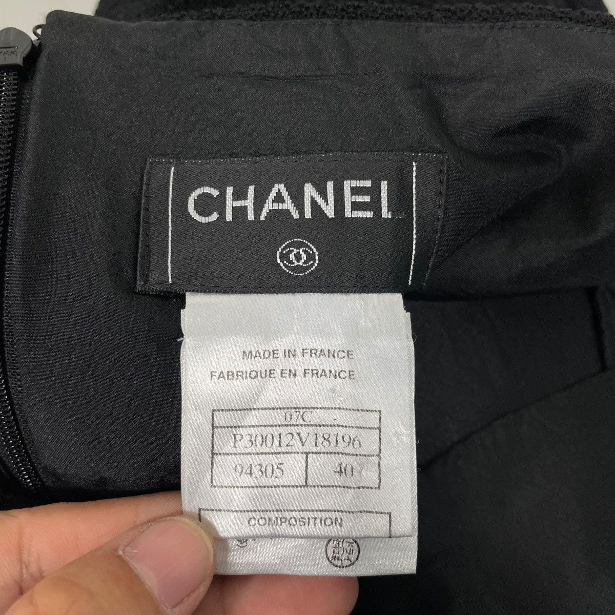 Chanel Chanel Wool Skirt Size 28" / US 6 / IT 42 - 11 Thumbnail