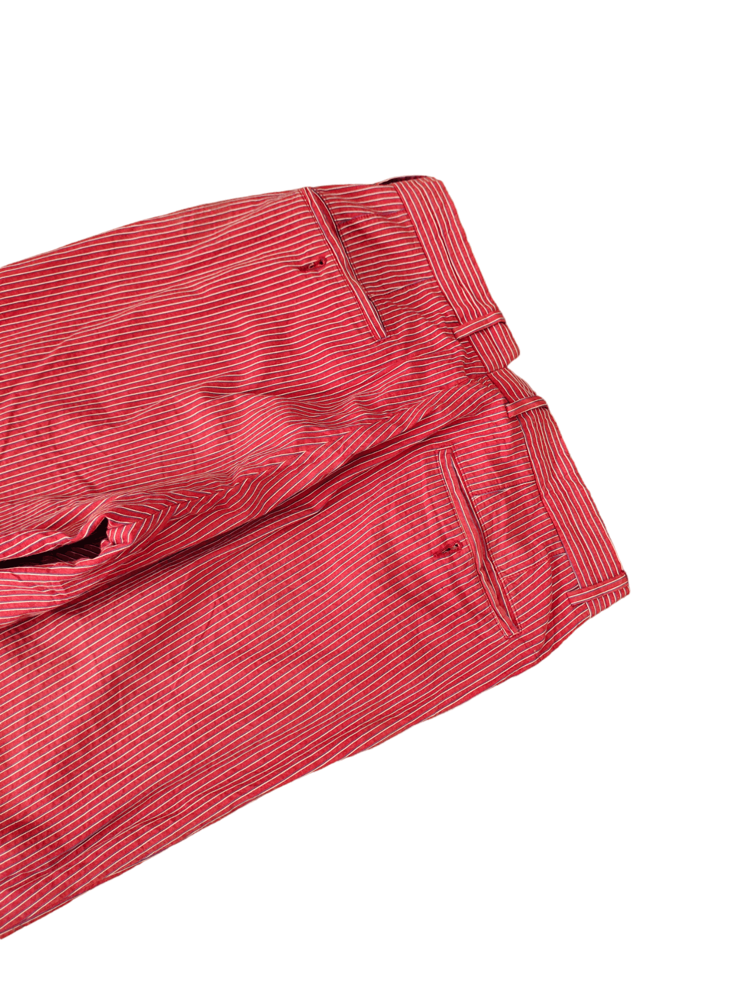 Incotex Incotex Pin Striped Red Trouser Pants Size US 28 / EU 44 - 12 Thumbnail
