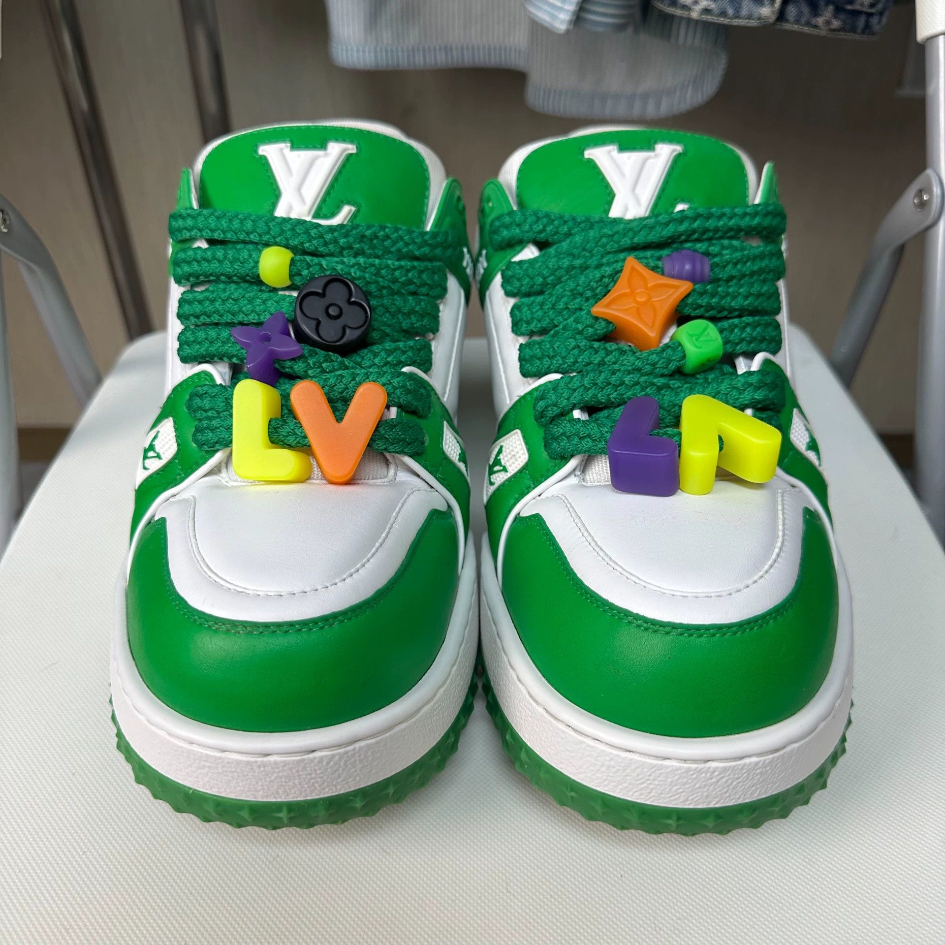 Louis Vuitton LOUIS VUITTON Trainer Maxi Lace-Up Sneaker Men's 43 Size US 10 / EU 43 - 2 Thumbnail