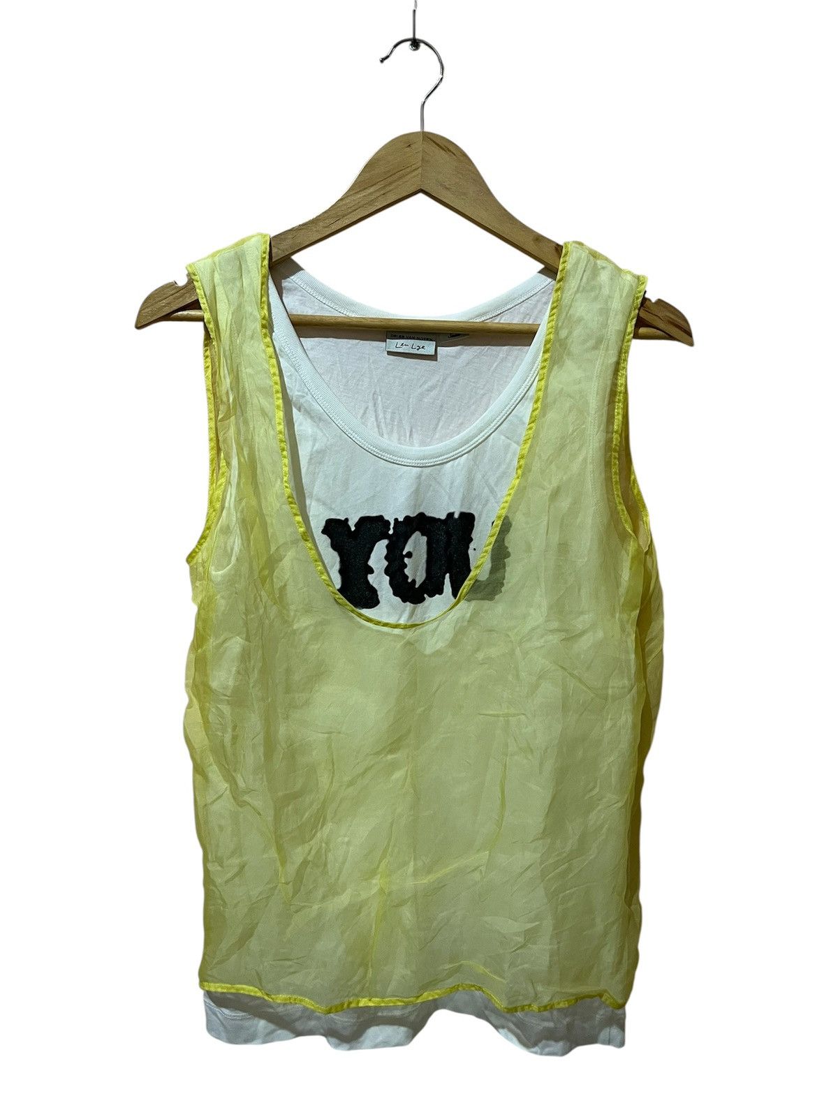 Dries Van Noten Dries Van Noten - Len Lye - S/S’21 - You Printed - Tank Top Size S / US 4 / IT 40 - 2 Thumbnail