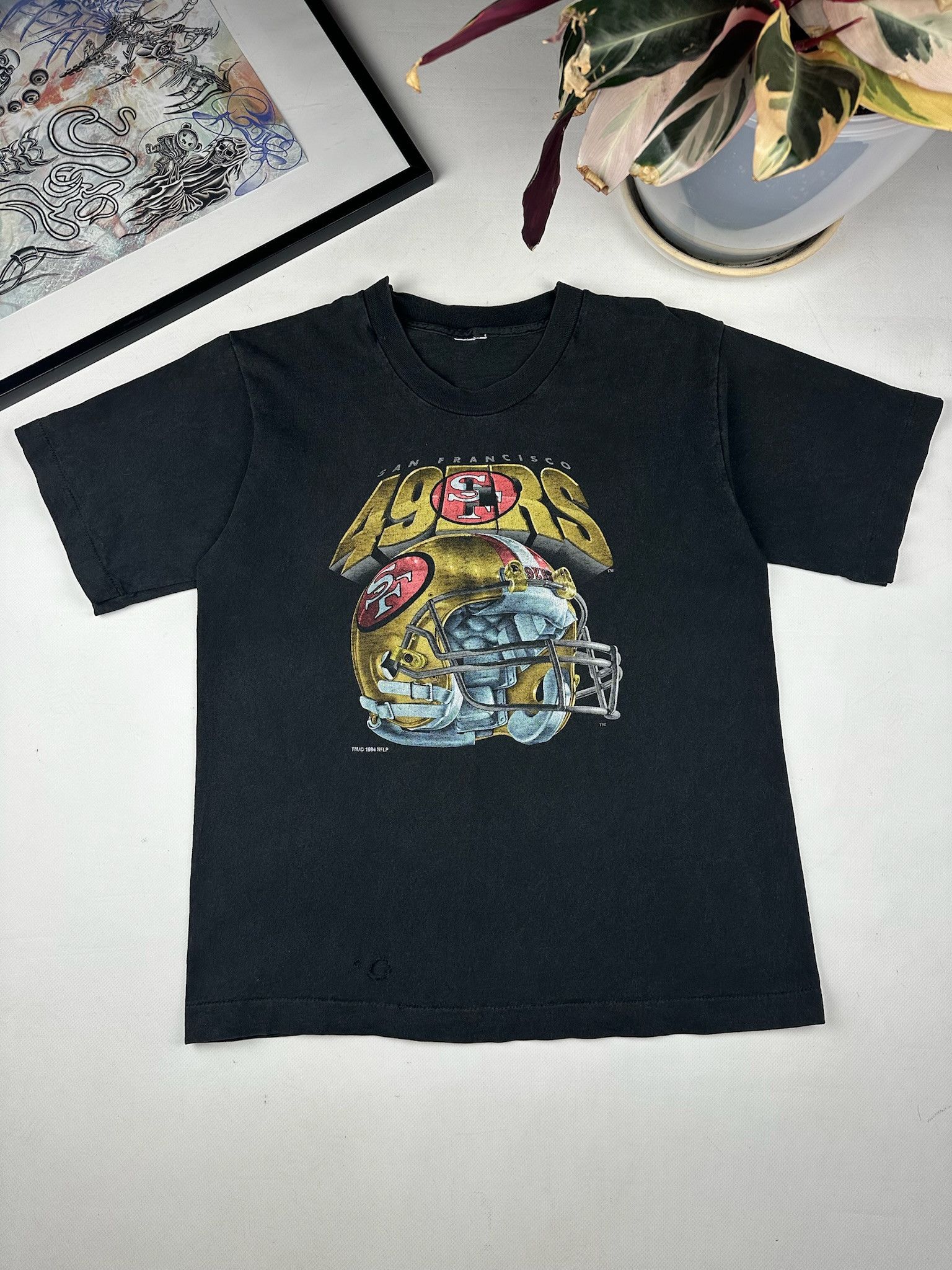 Vintage Vintage 90s San Francisco 49ers Football NFL T-shirt Size US M / EU 48-50 / 2 - 1 Thumbnail