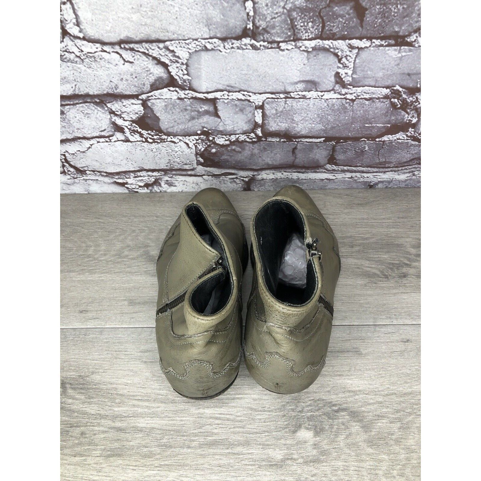 Other Baske California Green Western Zip Pointed Toe Heel Boots Wo Size US 7.5 / IT 37.5 - 5 Thumbnail