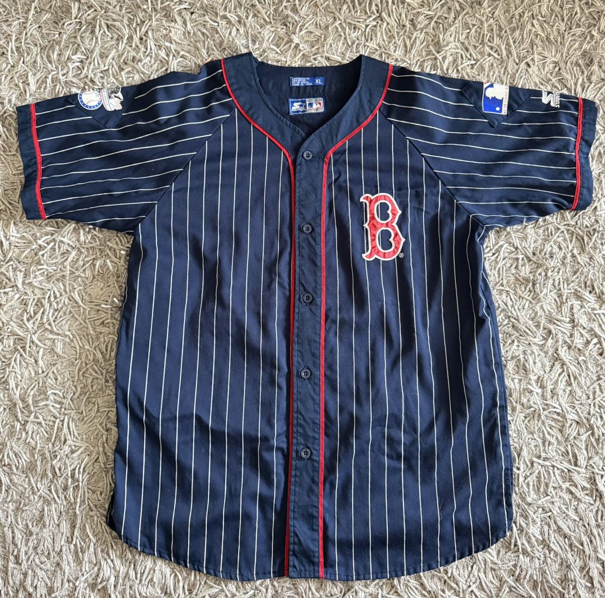 Starter × Vintage Vintage Boston Red Sox Baseball Jersey Size XL Size US XL / EU 56 / 4 - 1 Thumbnail