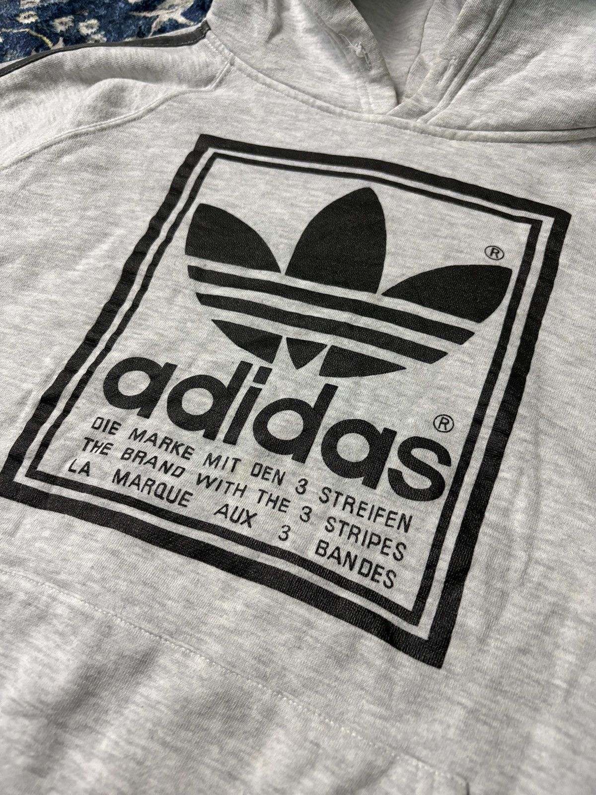 Adidas Vintage 80s Adidas Sweatshirt Hoodie Size US M / EU 48-50 / 2 - 7 Thumbnail