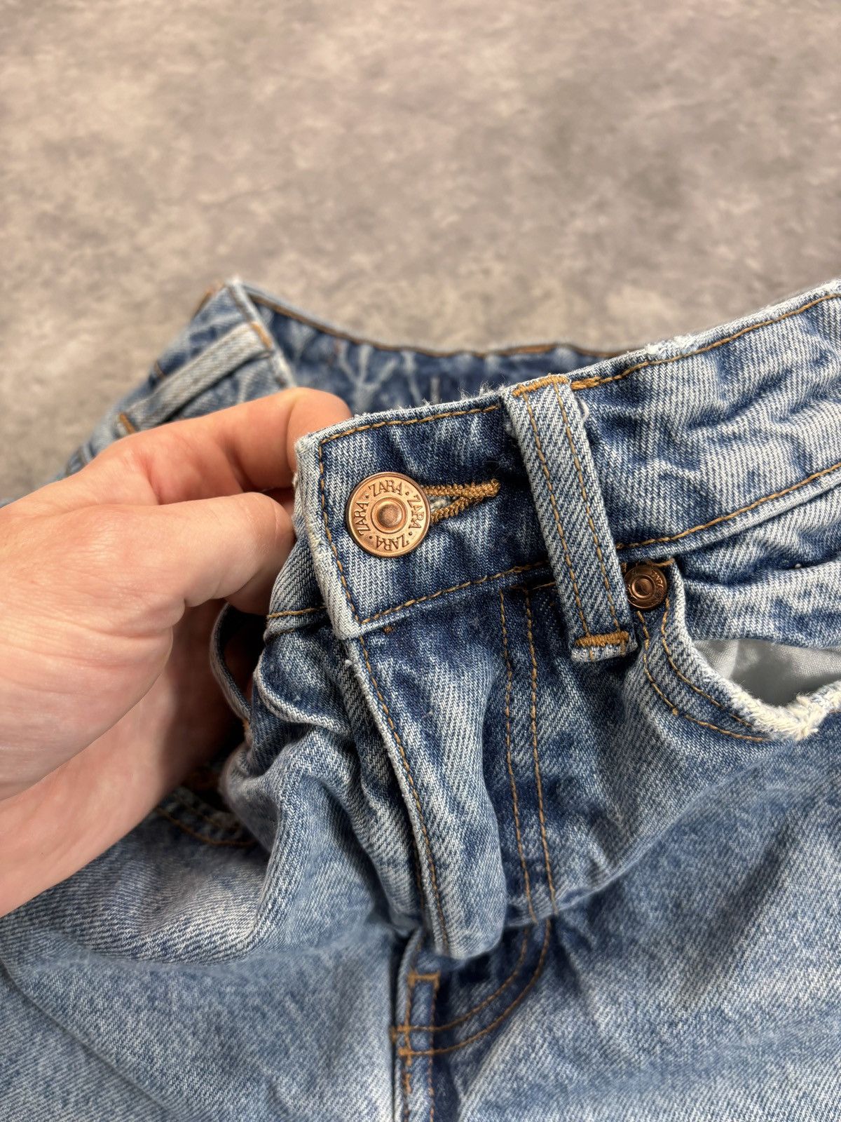 Jean × Vintage Custom Patchwork Denim Jeans Vintage Lamb Cute Y2K Patch 30 Size 26" / US 2 / IT 38 - 8 Thumbnail