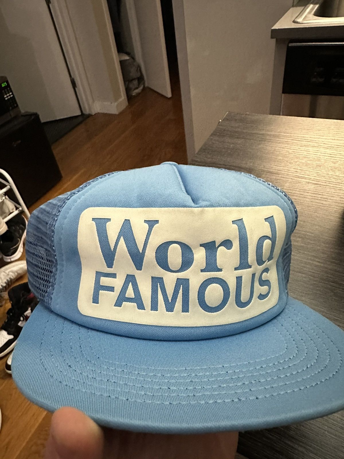 Supreme *FINAL PRICE*World Famous Supreme 5 Panel Trucker Hat (SS13) Size ONE SIZE - 2 Thumbnail