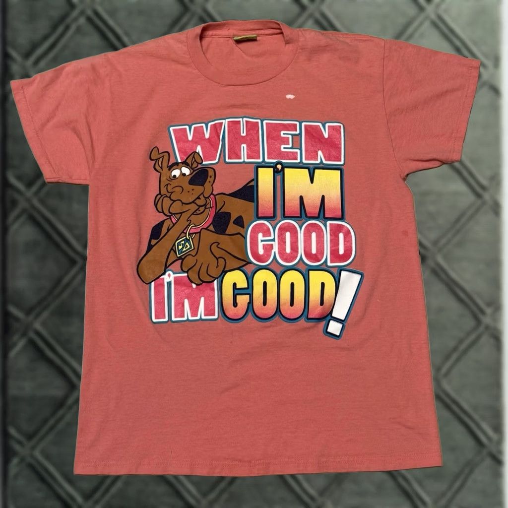 Vintage VINTAGE Cartoon Network Scooby-Doo T-Shirt Medium Shaggy Pink 90s Cartoon Graphic Print Crew Neck Short Sleeve Unisex Adults Boys Girls Mens Womens Size US M / EU 48-50 / 2 - 1 Thumbnail