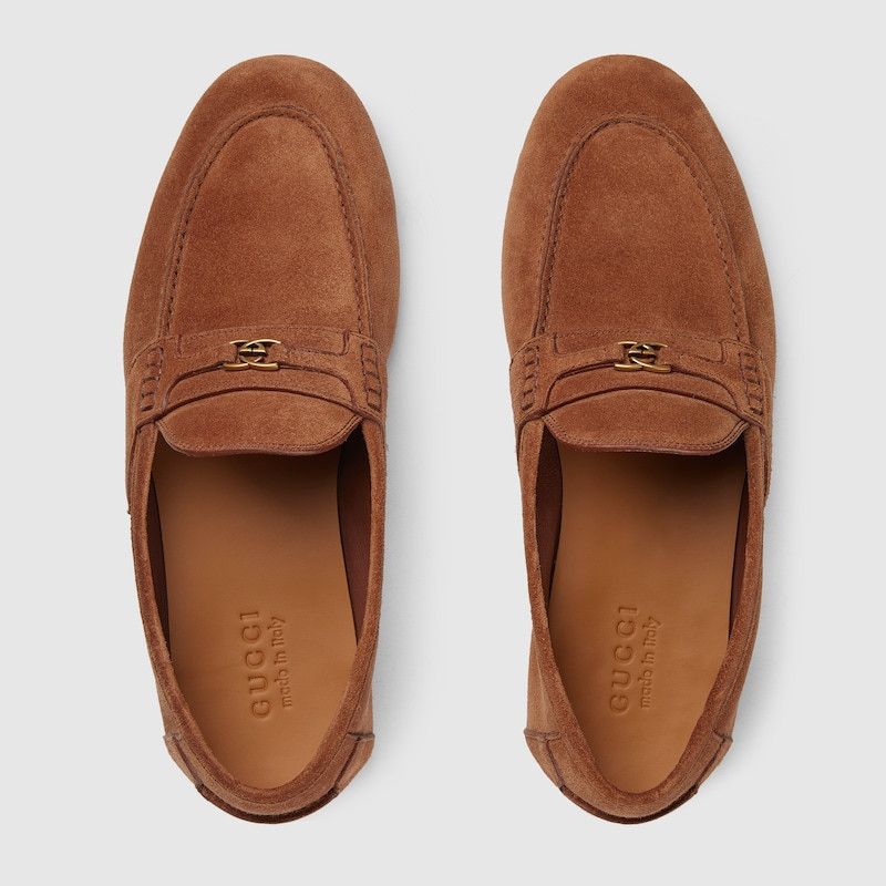 Gucci o1mt1gz0225 Interlocking G Loafers in Brown Size US 7.5 / EU 40-41 - 2 Thumbnail