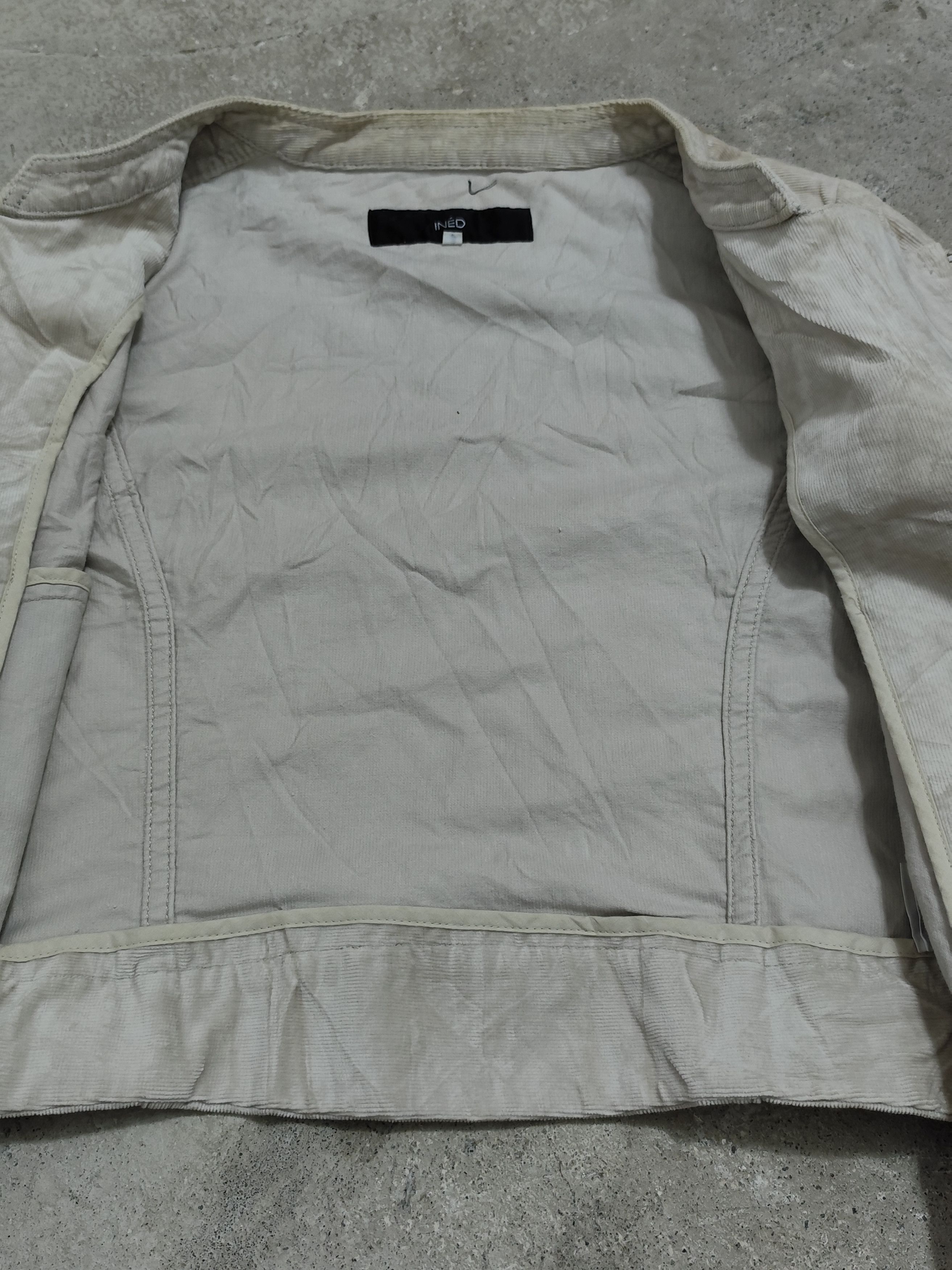 Yohji Yamamoto Vintage Ined By Yohji Yamamoto Corduroy asymmetrical jacket Size US S / EU 44-46 / 1 - 13 Thumbnail
