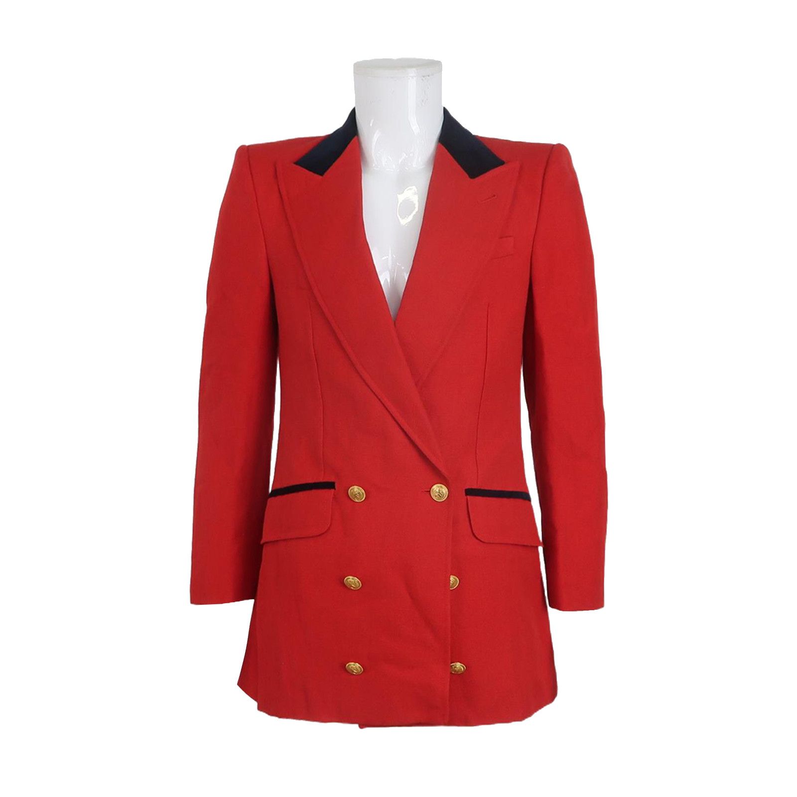 Gucci Gucci Velvet Collar Wool Linen Blazer EU 46 Size 36R - 1 Thumbnail