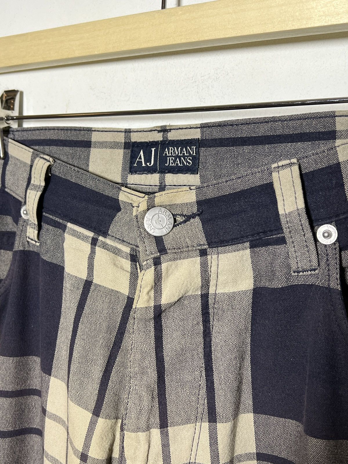 Giorgio Armani Armani Jeans punk checkered pants Size US 32 / EU 48 - 5 Thumbnail