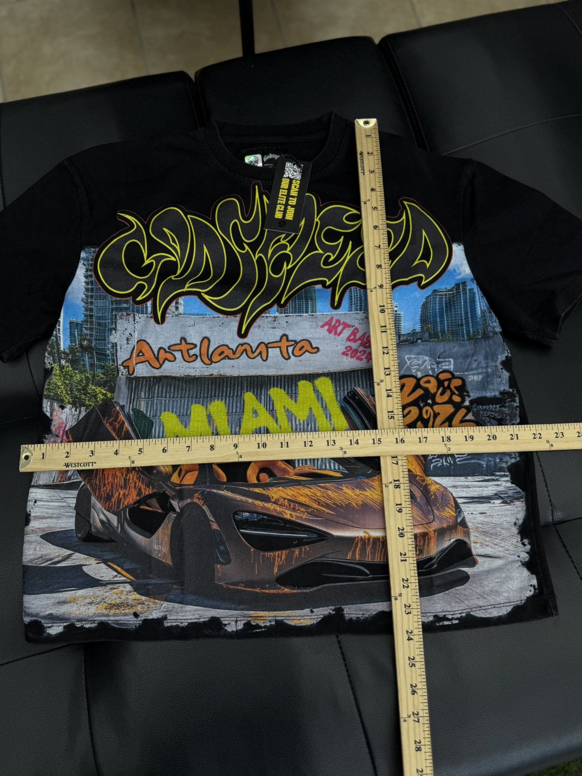 Godspeed Godspeed Miami Lambo Tee Shirt Size XS (NEW) Size US XS / EU 42 / 0 - 6 Thumbnail
