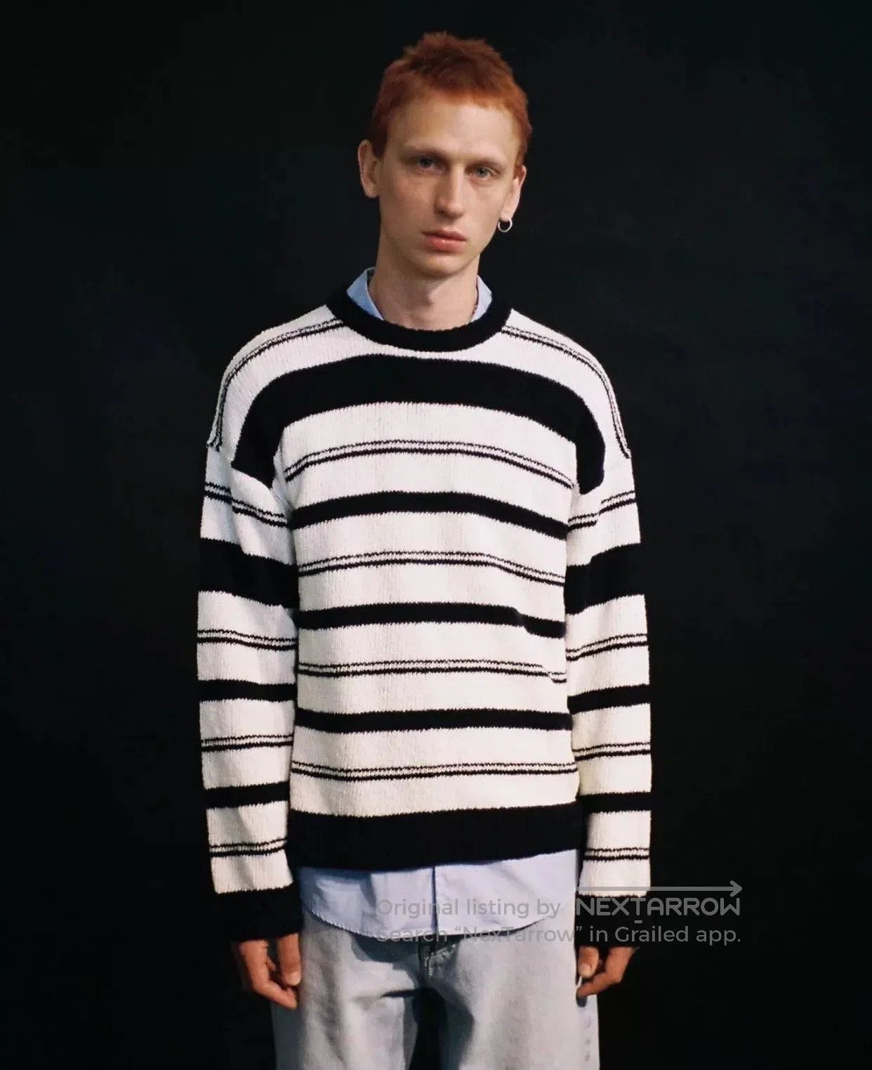 Other Our Legacy Black and White Striped Sweater. Size US L / EU 52-54 / 3 - 9 Thumbnail
