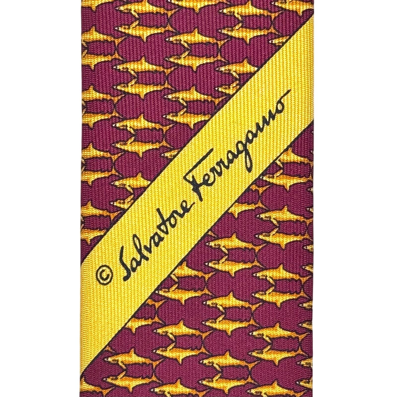 Salvatore Ferragamo Salvatore Ferragamo ‘Shark’ Tie Size ONE SIZE - 2 Thumbnail