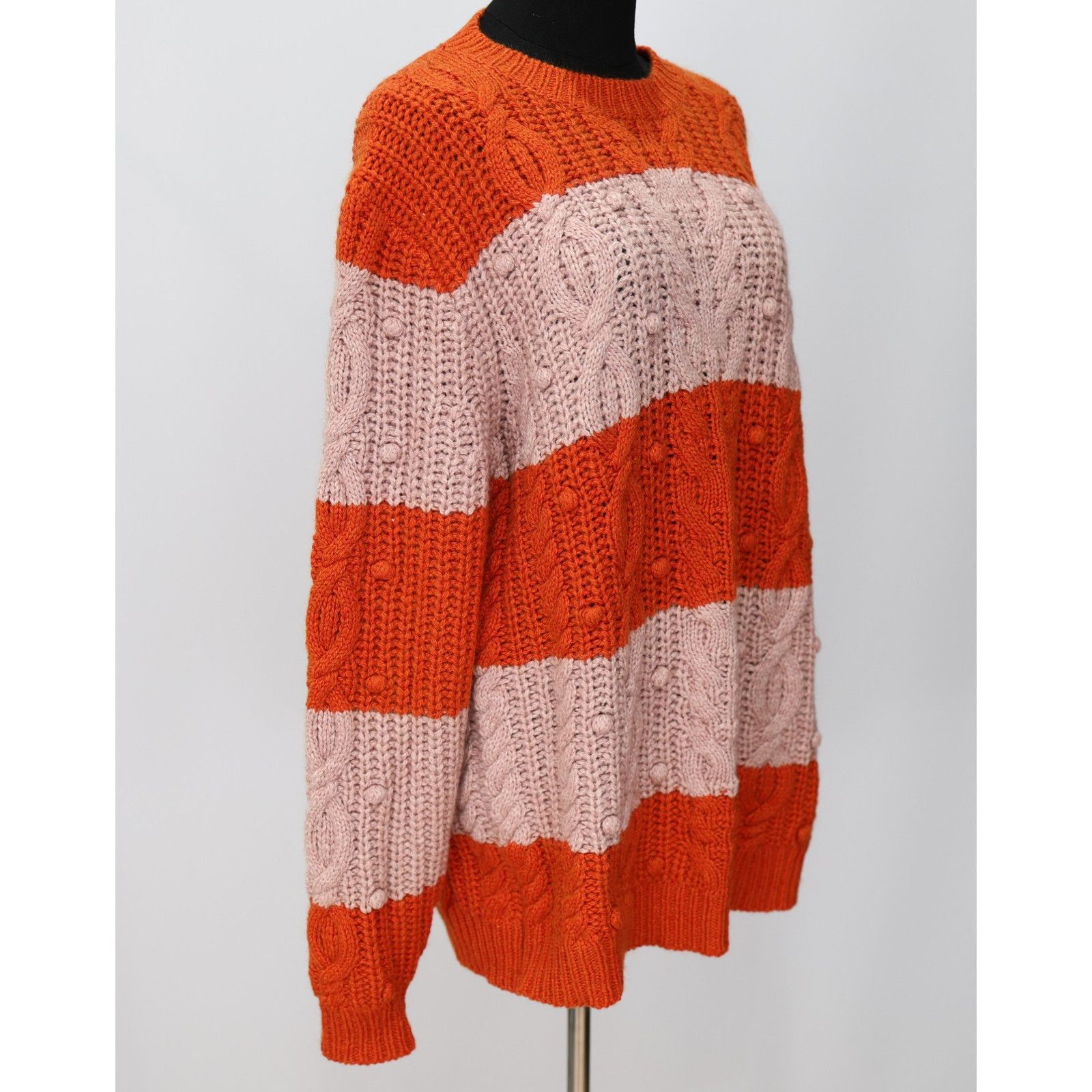 J.Crew NWT J. CREW Cashmere Mohair Chunky Cable Knit Sweater Size S Size S / US 4 / IT 40 - 3 Thumbnail