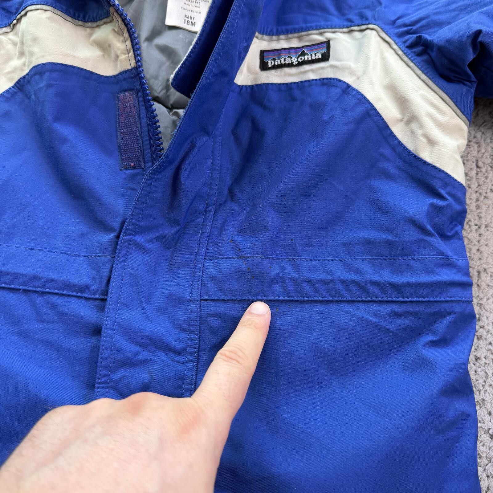 Patagonia Patagonia Baby Snow Suit 18M Blue Insulated One Piece Hood Size US XXS / EU 40 - 8 Thumbnail