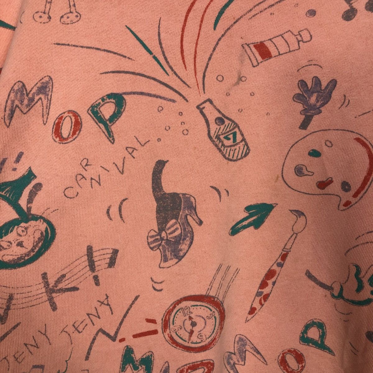 Issey Miyake 📌Vintage Sweatshirt Unbranded Full Print Issey Miyake Size US M / EU 48-50 / 2 - 14 Thumbnail