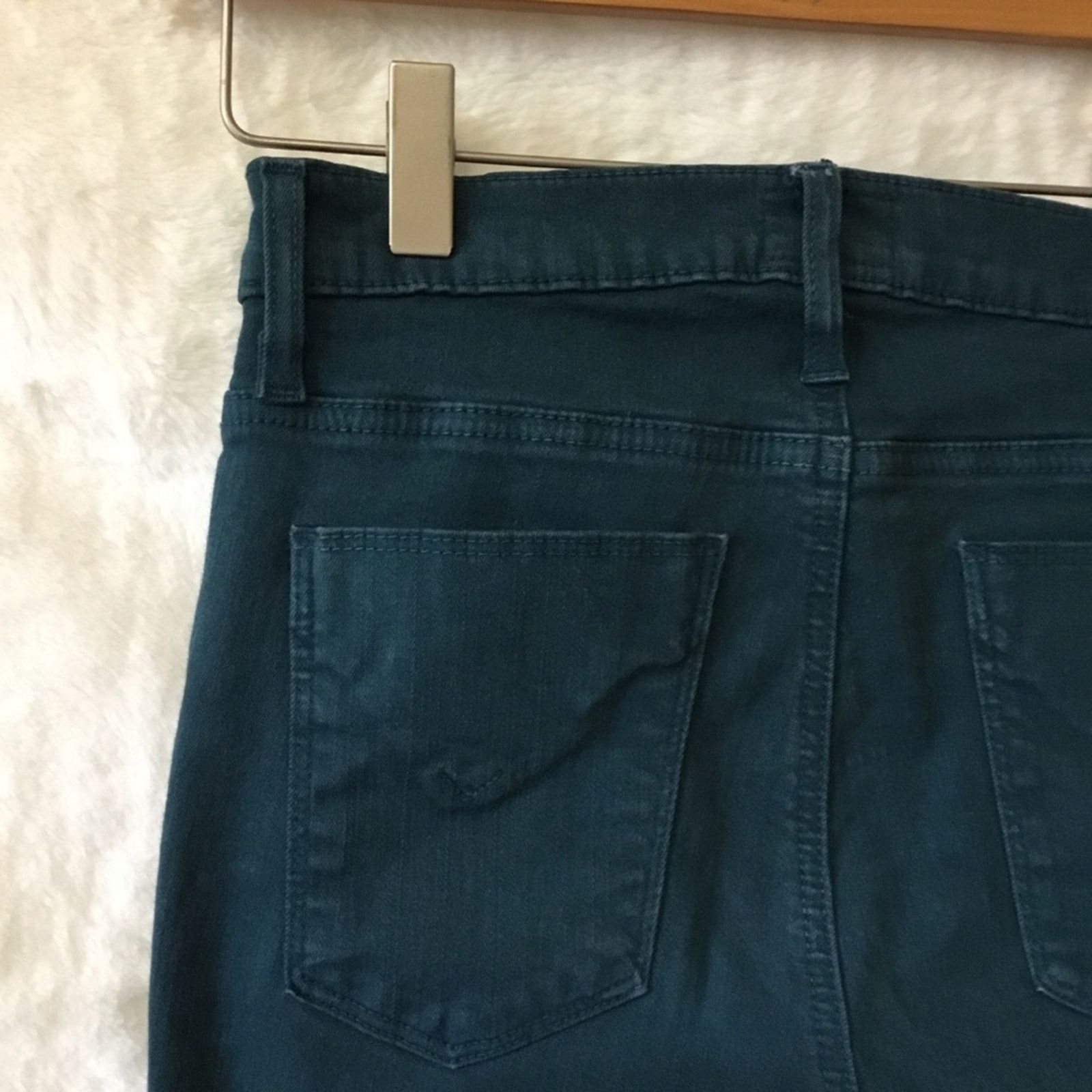 Hudson Hudson Teal Nico Super Skinny Mid-Rise Stretch Jeans Size 27" / US 4 / IT 40 - 12 Thumbnail