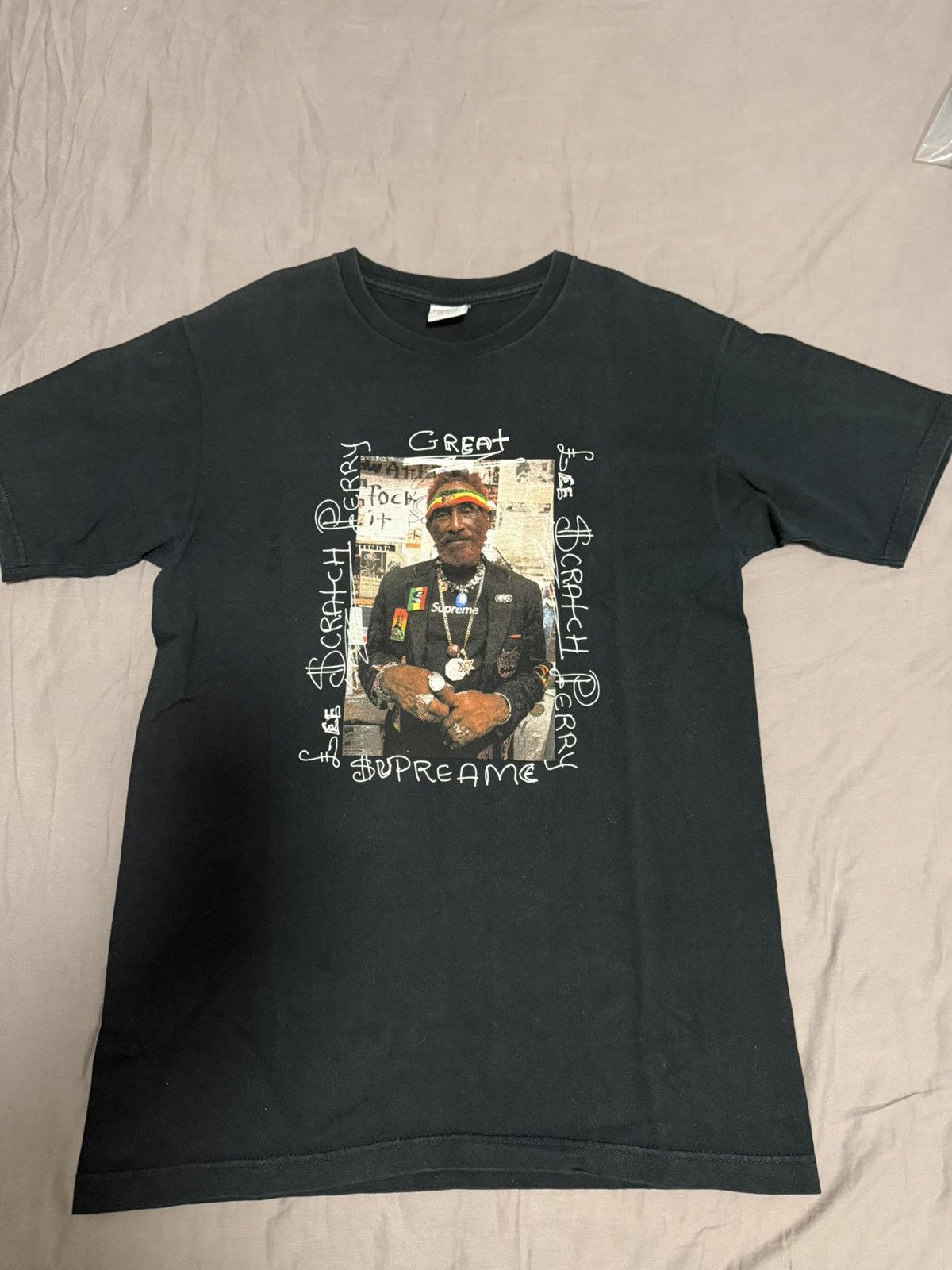 Supreme Supreme Lee Scratch Perry Tee Black SS/10 | Grailed