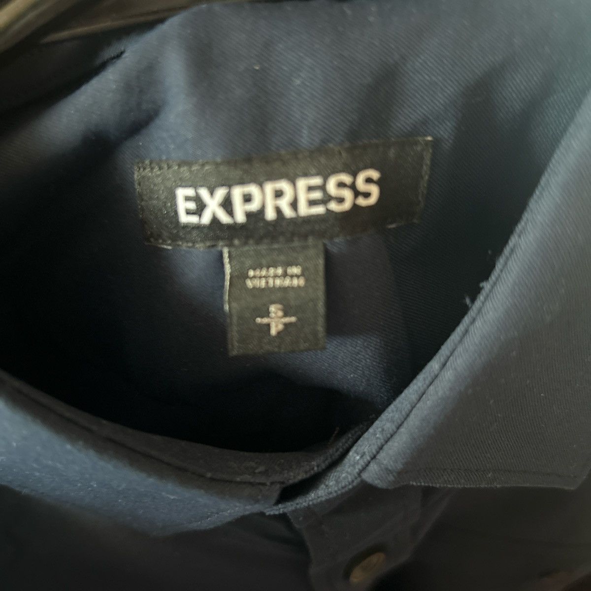 Express Express navy blue work shirt Size US S / EU 44-46 / 1 - 3 Thumbnail