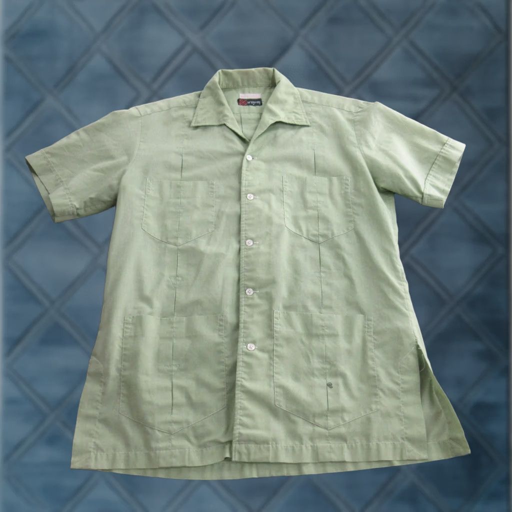 McGregor VINTAGE McGregor Shirt Mens Medium Green Short Sleeve Four Pocket Casual 60s Size US M / EU 48-50 / 2 - 1 Thumbnail