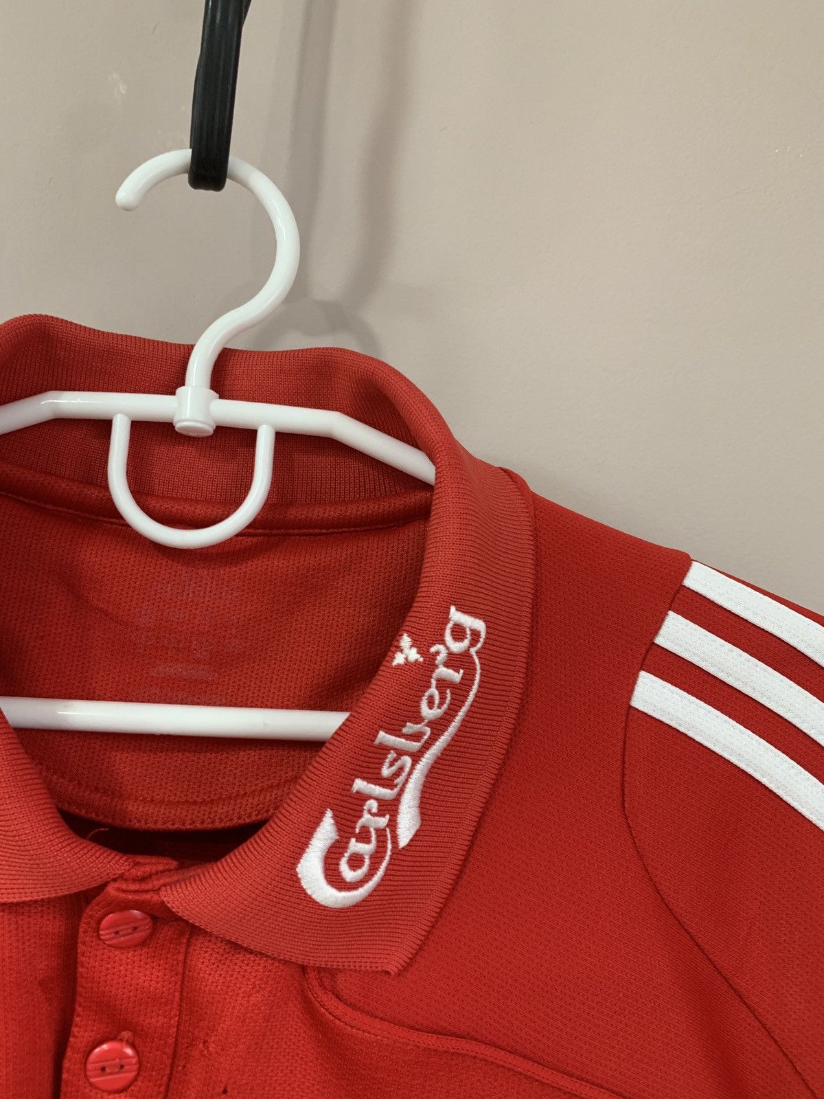 Adidas Liverpool 2008 Football Polo Shirt Adidas Soccer Jersey Sz L Size US XL / EU 56 / 4 - 6 Thumbnail