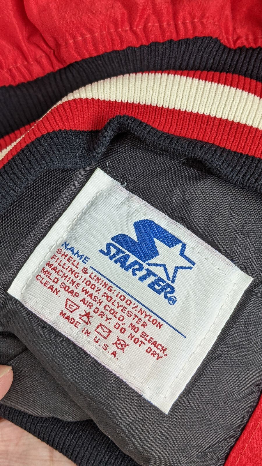 NBA Vintage NBA Chicago Bulls 90s Starter Jacket Size US L / EU 52-54 / 3 - 5 Thumbnail