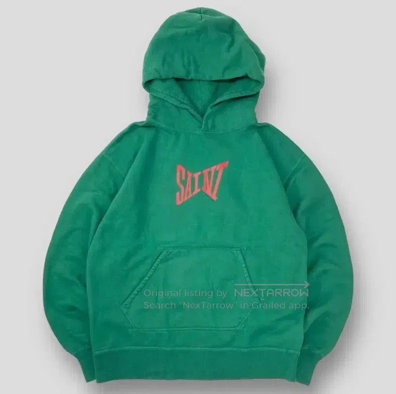Saint Michael Saint Michael Green Hoodie Size US XL / EU 56 / 4 - 1 Thumbnail