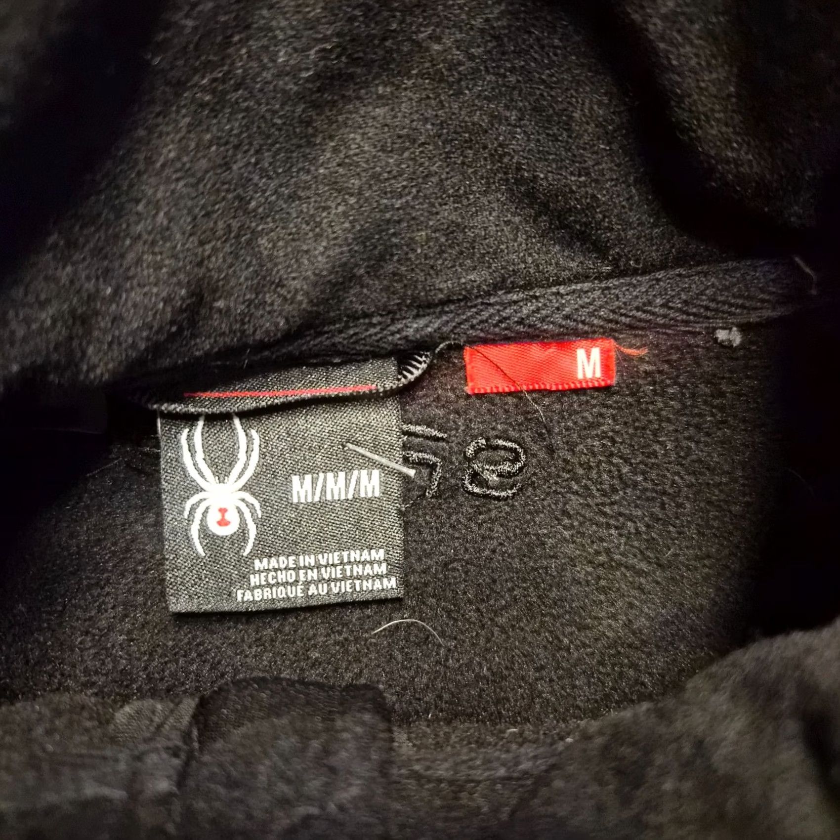 Spyder Spyder Sweater Mens Medium Gray Core Knit 1/4 Zip Mock Neck Ski Pullover G151 Size US M / EU 48-50 / 2 - 4 Thumbnail
