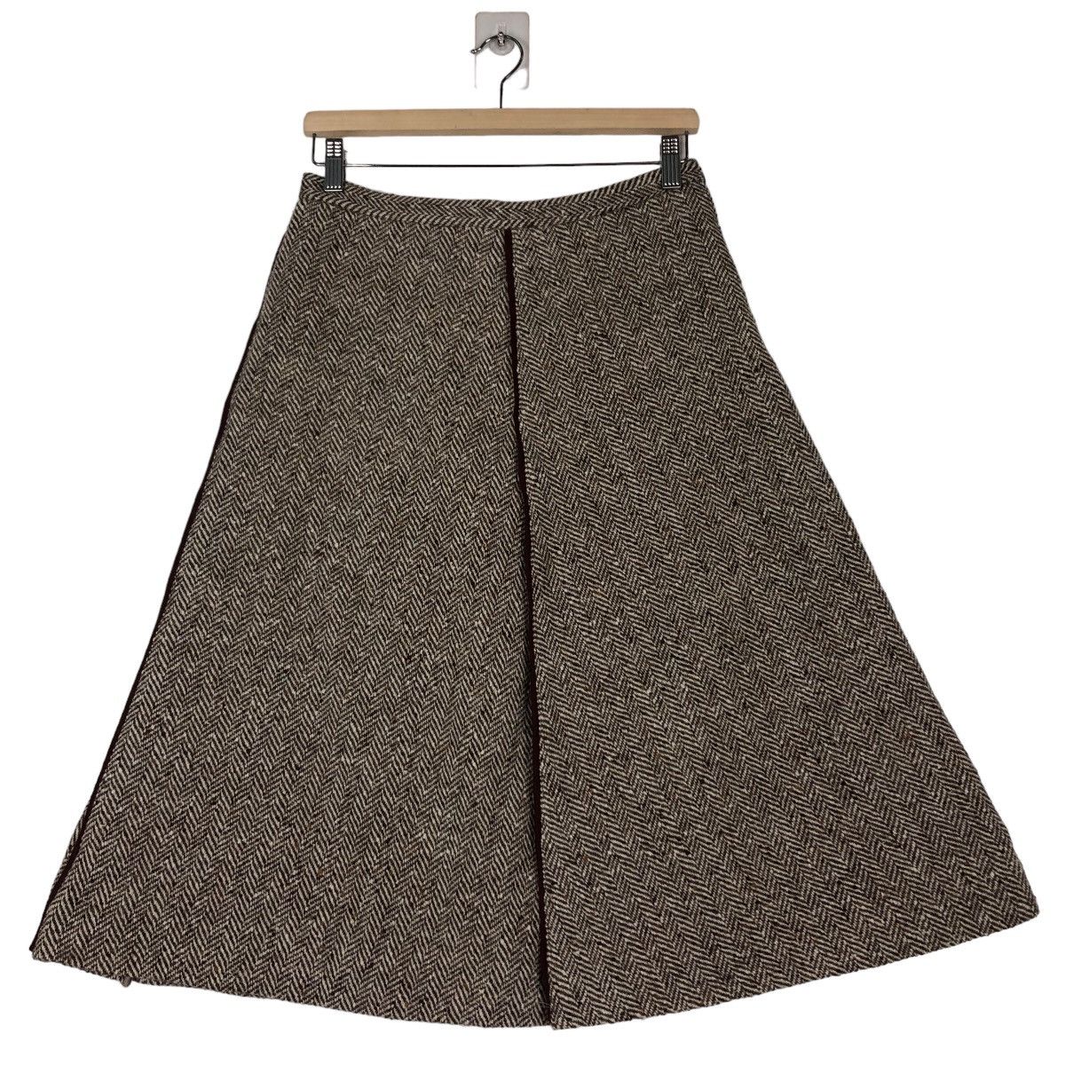 🔥Vintage Wool Herringbone Skirts Beams Japan Issey Miyake