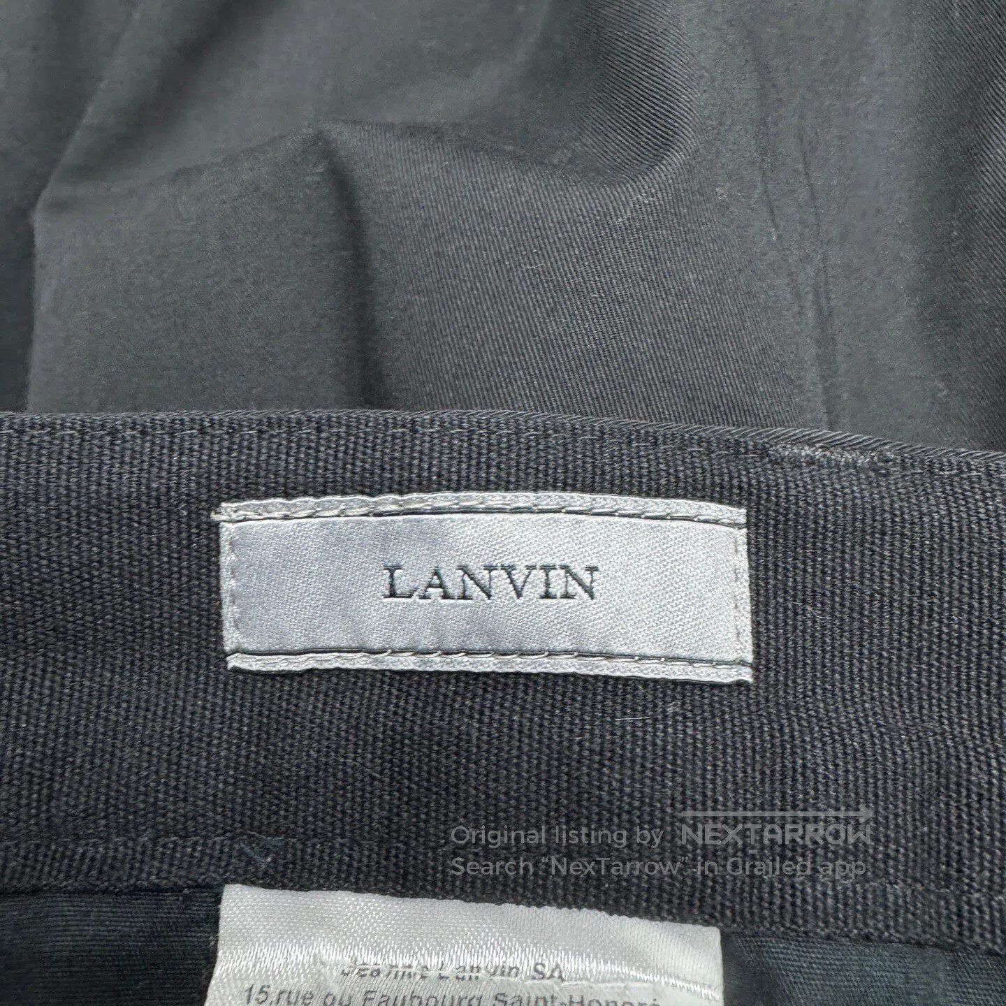 Lanvin Lanvin Zippered casual pants| Size US 32 / EU 48 - 3 Thumbnail