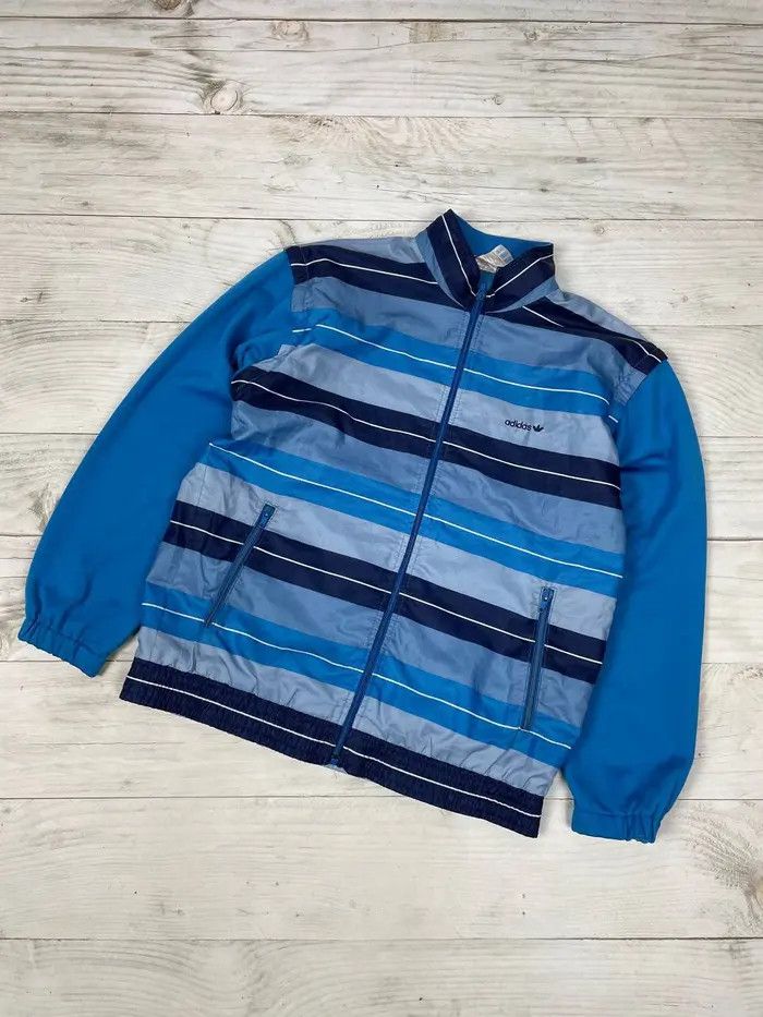 Adidas Vintage Adidas Bomber Track Jacket 90s Made In West Germany Size US M / EU 48-50 / 2 - 1 Thumbnail