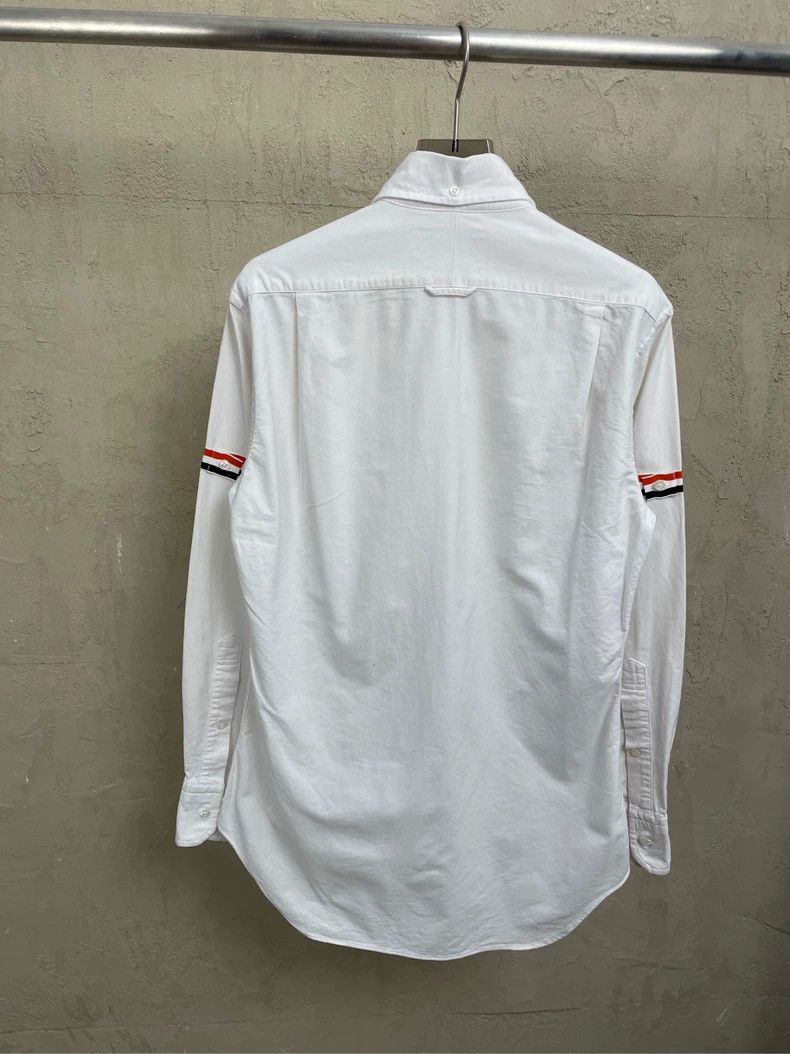 Thom Browne Thom browne White double-sleeved striped long-sleeved shirt Size US S / EU 44-46 / 1 - 2 Thumbnail