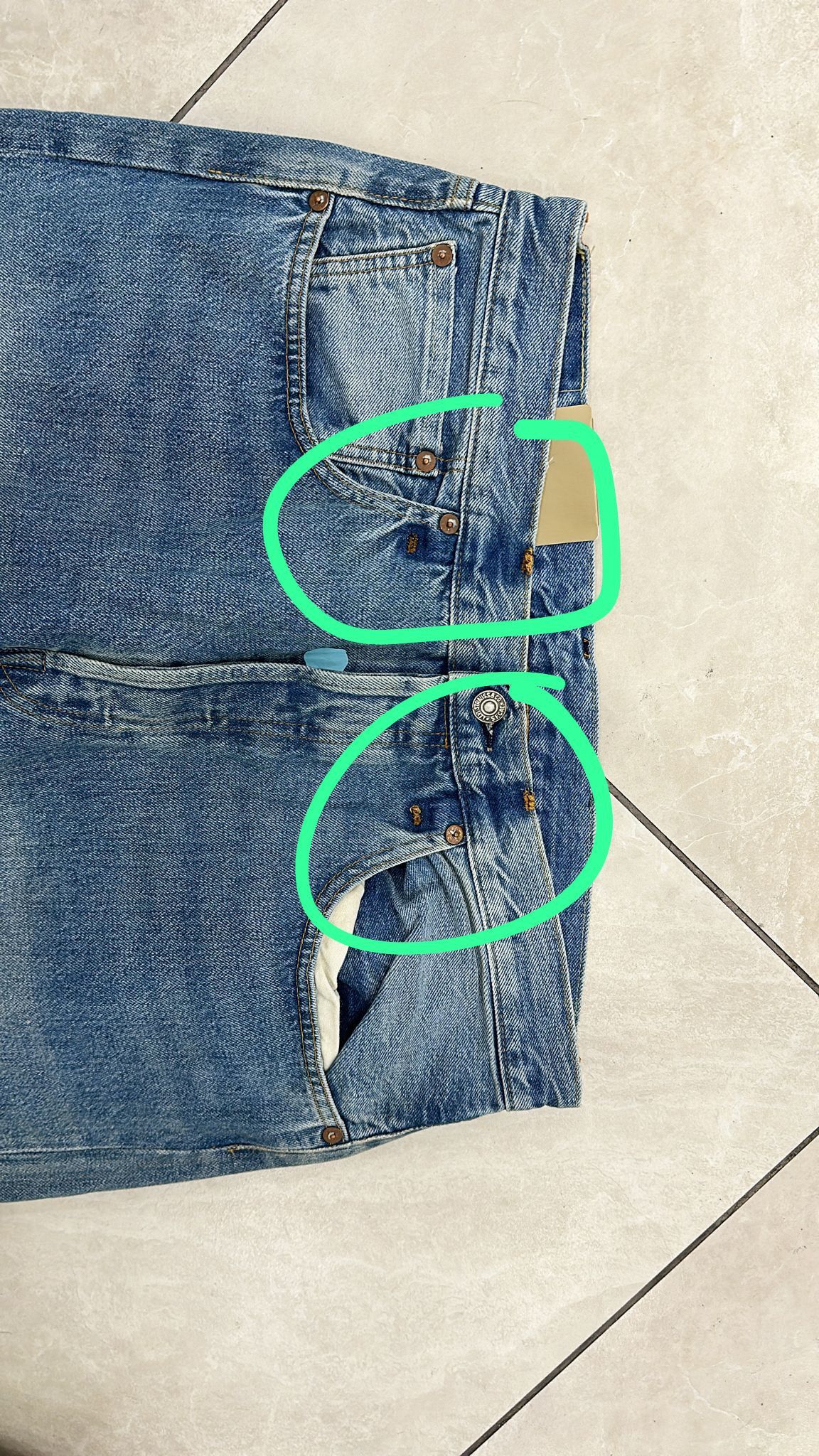 Levi's Vintage Clothing LVC Levi's Vintage Clothing 1955 501XX BigE Selvedge Jeans Size US 34 / EU 50 - 4 Thumbnail