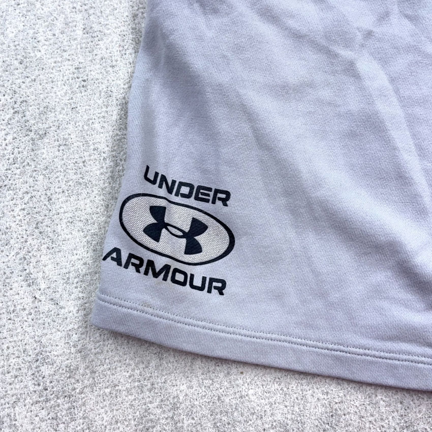 Under Armour Under Armour Sweat Shorts Men Small Gray Fleece Basic Retro Gym Training Size US 29 - 5 Thumbnail