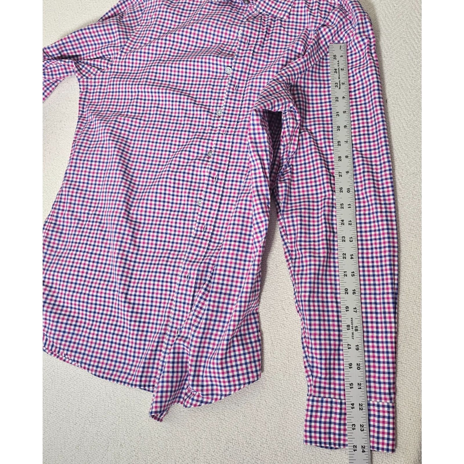 Rodd & Gunn Rodd & Gunn Button-Down Shirt Men M Blue Plaid Italy Long Sleeve Regular Button-Up Collared Modern Vintage: No Size US M / EU 48-50 / 2 - 6 Thumbnail