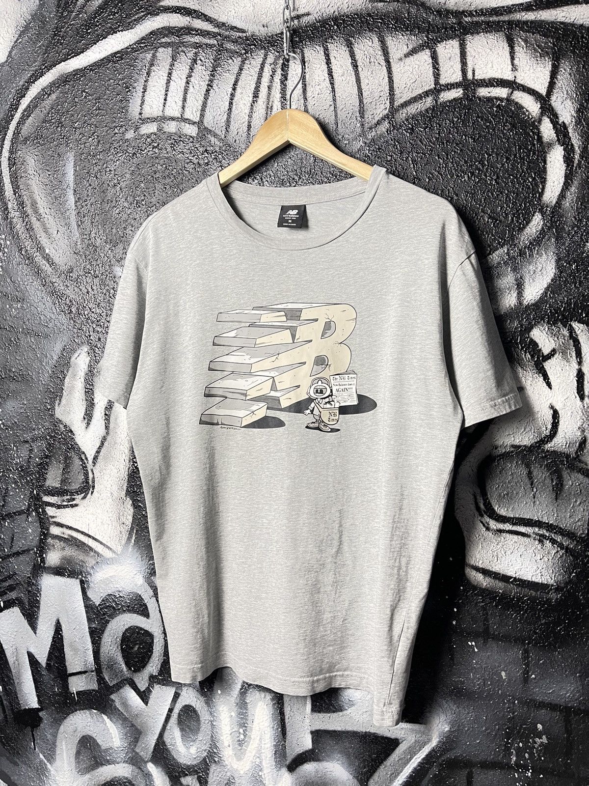 New Balance New Balance X Adam Weaver Front Logo Grey T-Shirt Size M Size US M / EU 48-50 / 2 - 1 Thumbnail