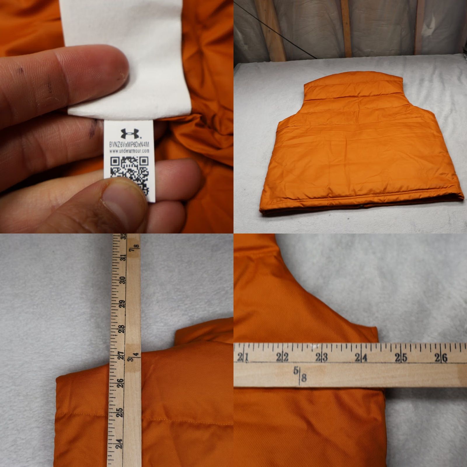 Under Armour Under Armour Storm Down Vest Mens XL Yellow Baroque 700 Quilted Full Zip Puffer Jacket Size US XL / EU 56 / 4 - 8 Thumbnail