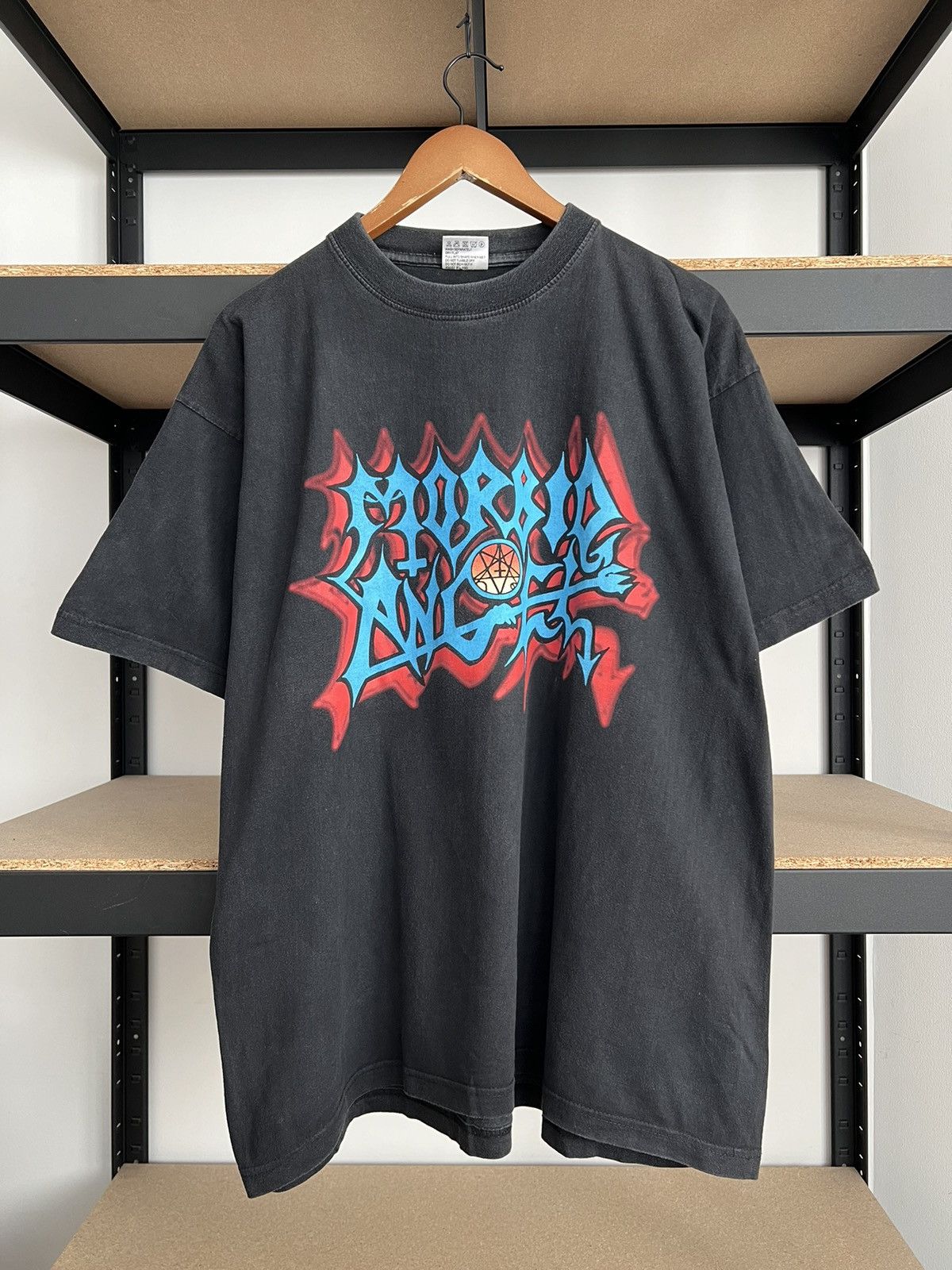 Band Tees Vintage 2004 Morbid Angel Death Metal Band Black T-shirt Size US XL / EU 56 / 4 - 1 Thumbnail