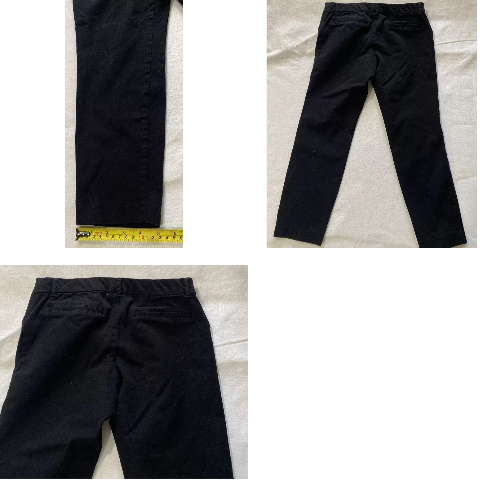 Old Navy Old Navy Chino Maternity Pants Women's Size 6 Black 23in Inseam 31in Waist Womens Size 28" / US 6 / IT 42 - 8 Thumbnail