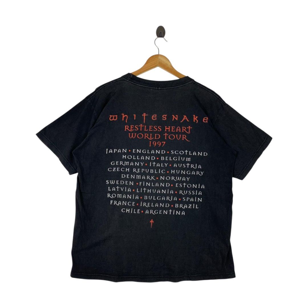 Other Vintage 1997 Whitesnake Restless Heart World Tour Tee Size US L / EU 52-54 / 3 - 4 Thumbnail