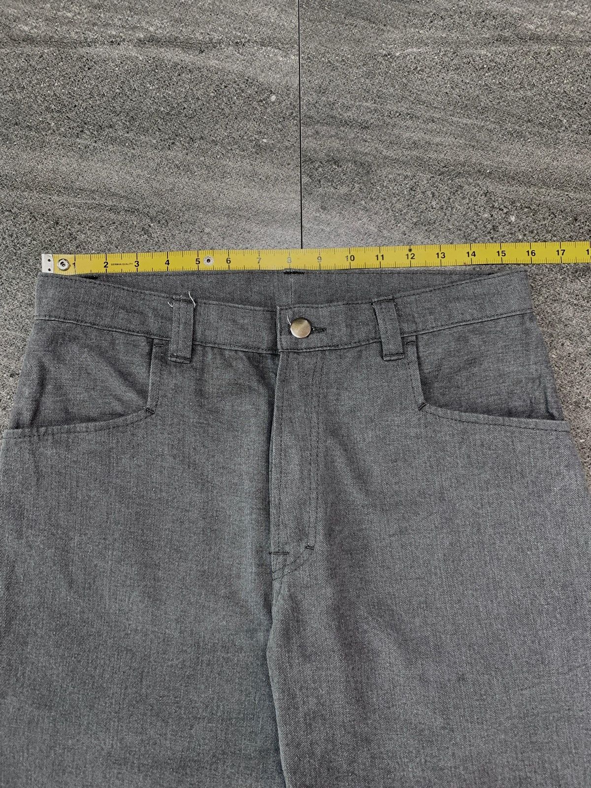 Handmade “FREE IMPORT TAX” Wideleg Semi Flared Denim Jeans Size US 31 - 9 Thumbnail